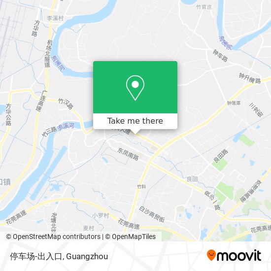 停车场-出入口 map