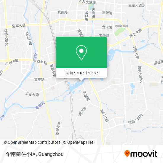 华南商住小区 map