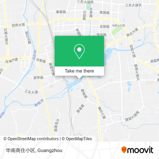 华南商住小区 map