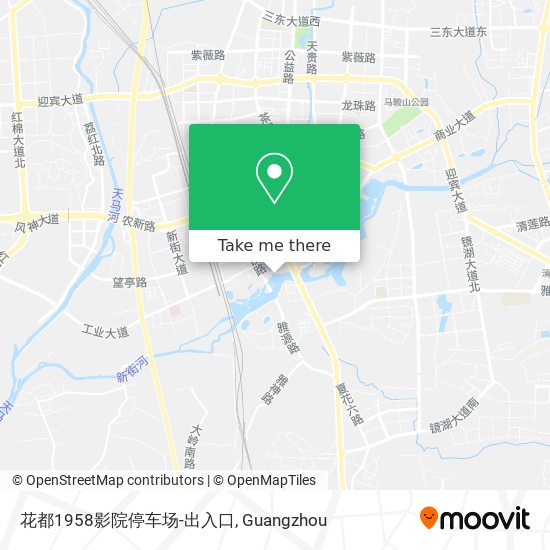 花都1958影院停车场-出入口 map