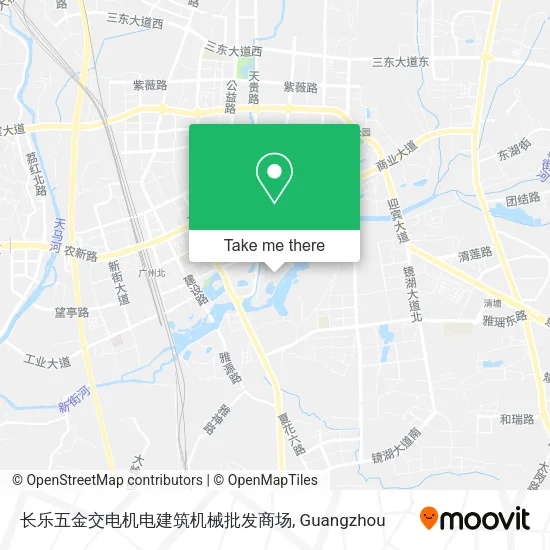 长乐五金交电机电建筑机械批发商场 map
