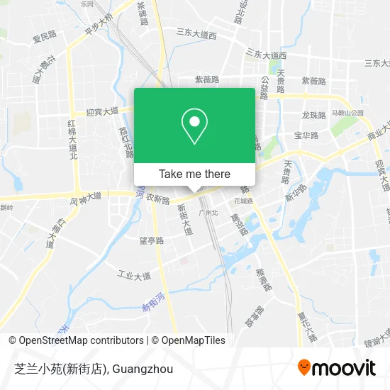 芝兰小苑(新街店) map
