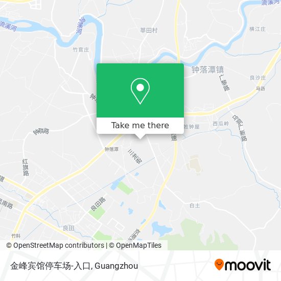 金峰宾馆停车场-入口 map
