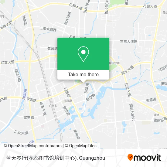 蓝天琴行(花都图书馆培训中心) map
