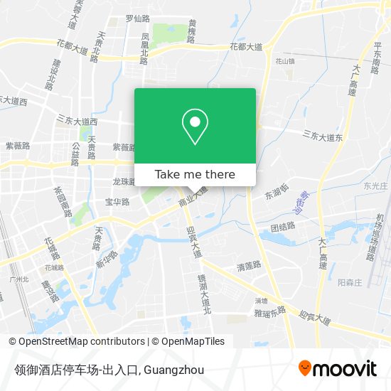 领御酒店停车场-出入口 map