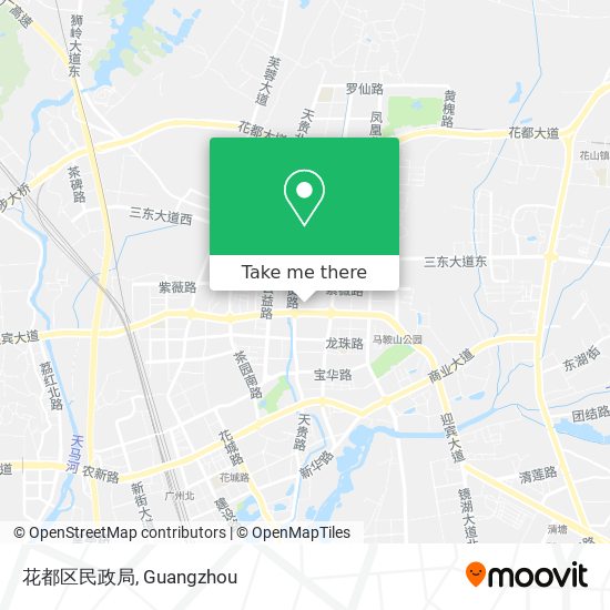 花都区民政局 map