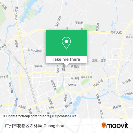 广州市花都区农林局 map