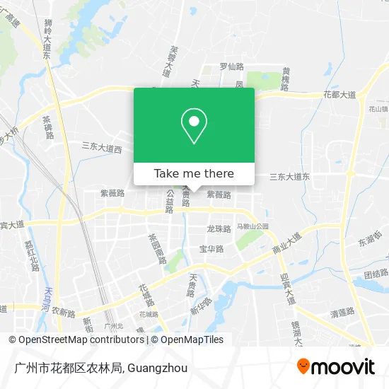 广州市花都区农林局 map