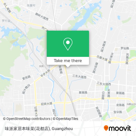 味派家居本味菜(花都店) map