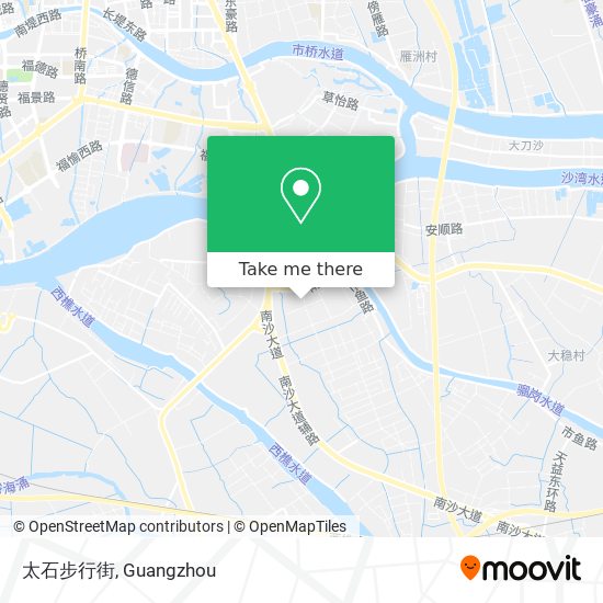 太石步行街 map