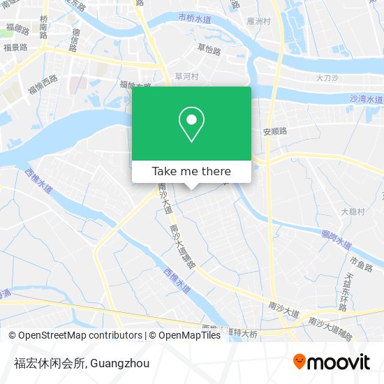 福宏休闲会所 map