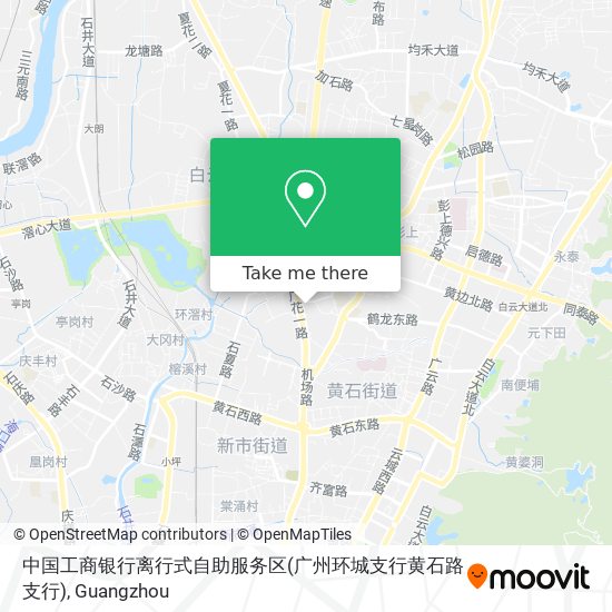 中国工商银行离行式自助服务区(广州环城支行黄石路支行) map