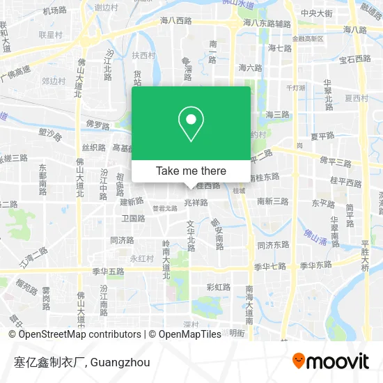 塞亿鑫制衣厂 map