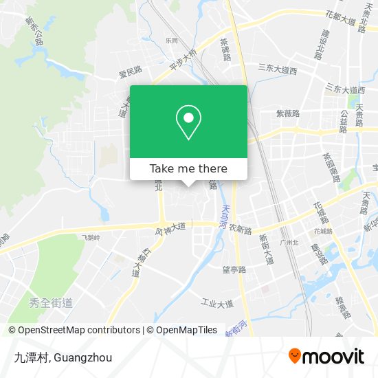 九潭村 map