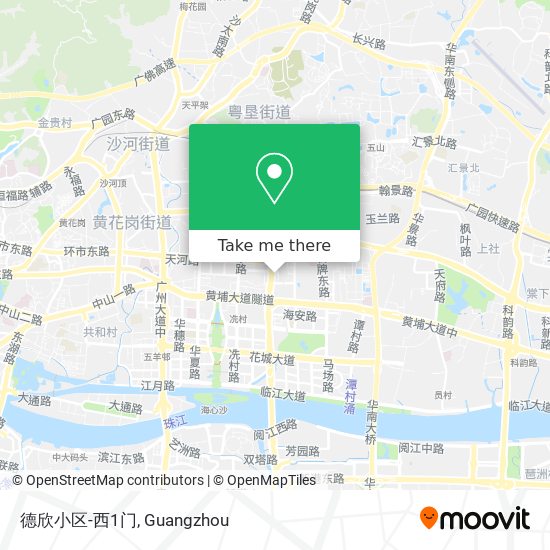 德欣小区-西1门 map