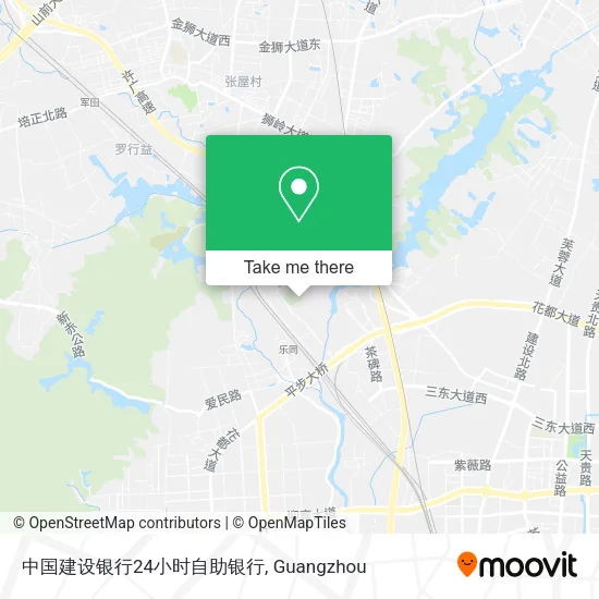 中国建设银行24小时自助银行 map