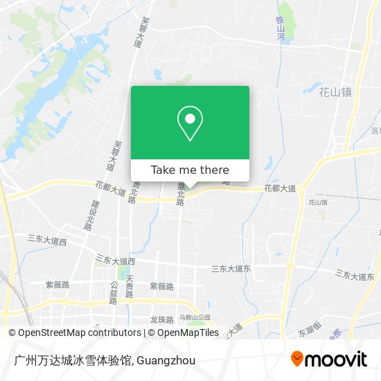 广州万达城冰雪体验馆 map
