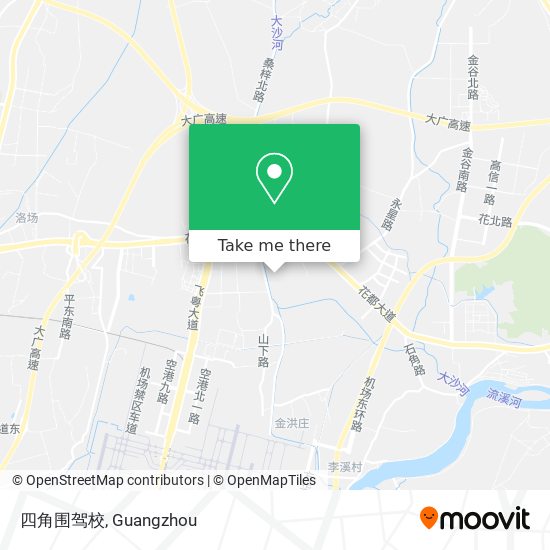 四角围驾校 map