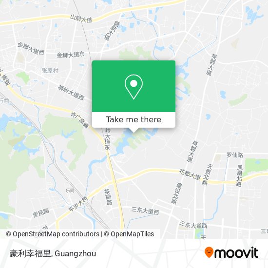 豪利幸福里 map