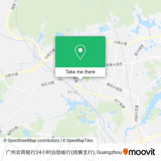 广州农商银行24小时自助银行(雄狮支行) map