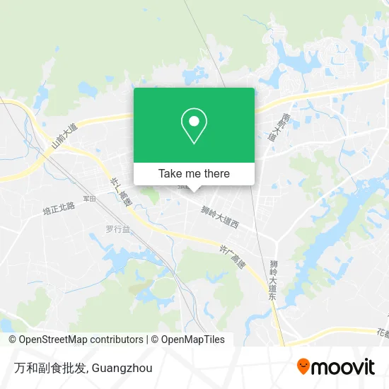 万和副食批发 map