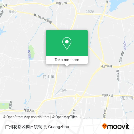 广州花都区稠州镇银行 map