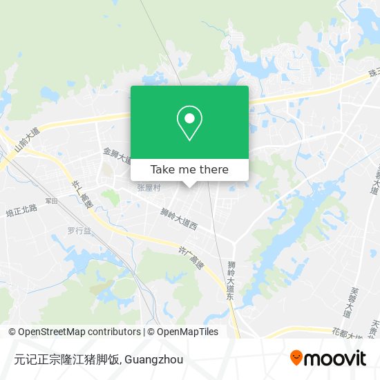 元记正宗隆江猪脚饭 map