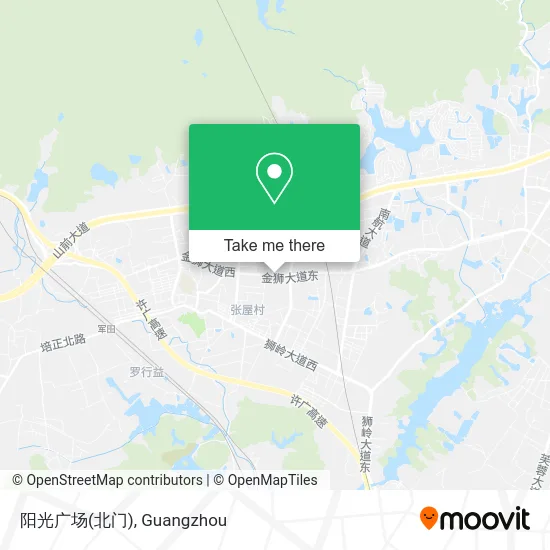 阳光广场(北门) map