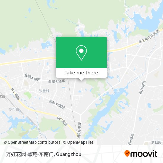 万虹花园·馨苑-东南门 map