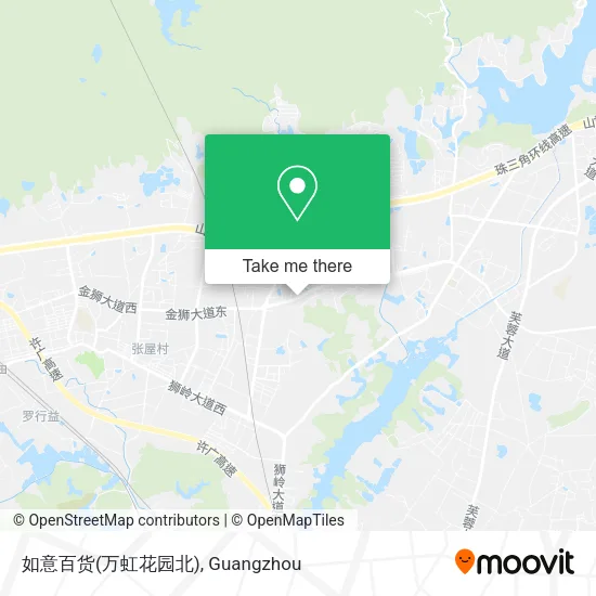 如意百货(万虹花园北) map