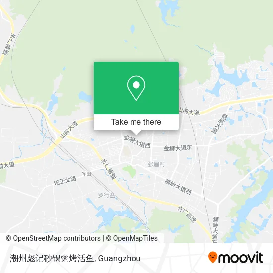 潮州彪记砂锅粥烤活鱼 map