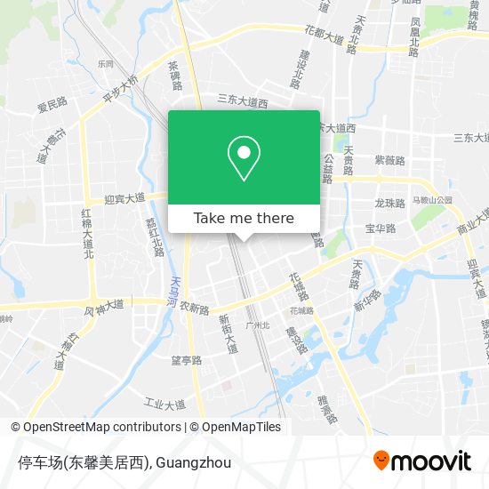 停车场(东馨美居西) map