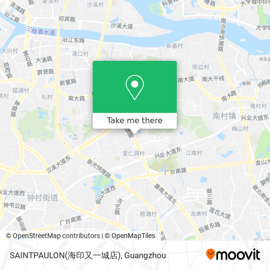 SAINTPAULON(海印又一城店) map