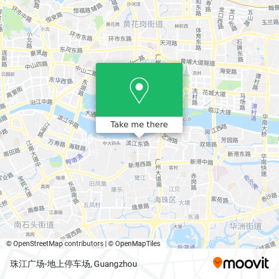 珠江广场-地上停车场 map