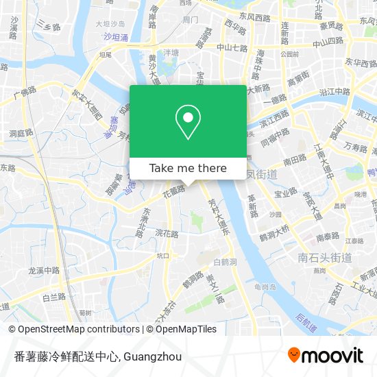 番薯藤冷鲜配送中心 map