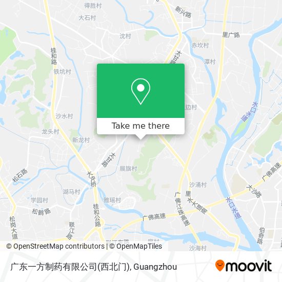 广东一方制药有限公司(西北门) map