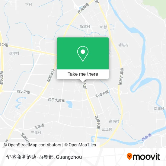 华盛商务酒店-西餐部 map