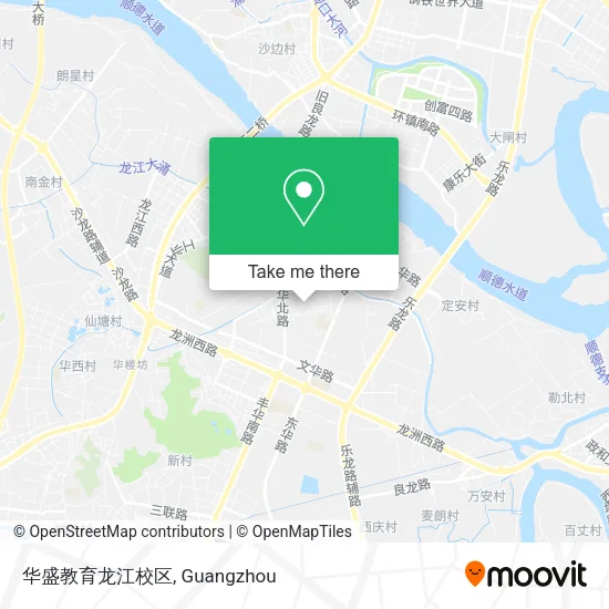 华盛教育龙江校区 map