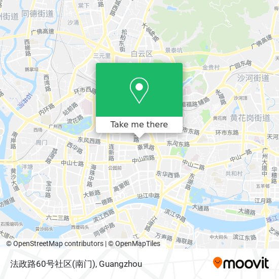 法政路60号社区(南门) map