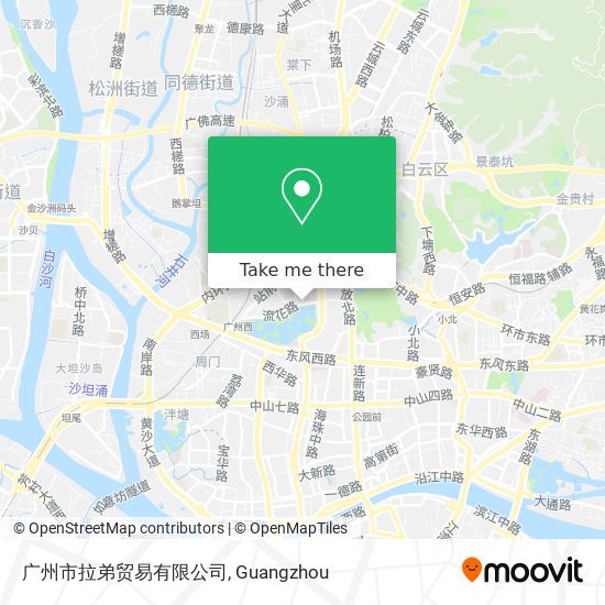 广州市拉弟贸易有限公司 map