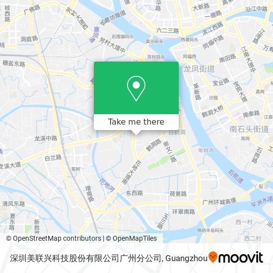 深圳美联兴科技股份有限公司广州分公司 map