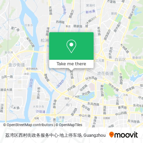 荔湾区西村街政务服务中心-地上停车场 map