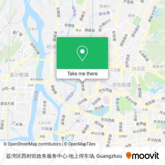 荔湾区西村街政务服务中心-地上停车场 map