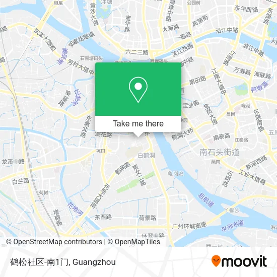 鹤松社区-南1门 map
