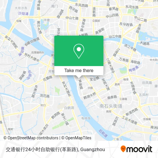 交通银行24小时自助银行(革新路) map