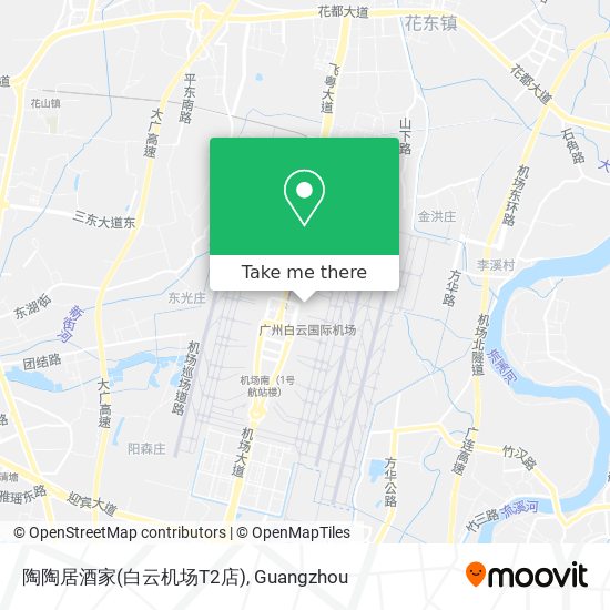 陶陶居酒家(白云机场T2店) map
