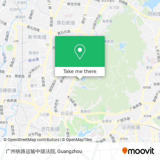 广州铁路运输中级法院 map