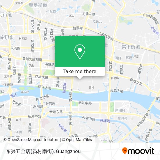 东兴五金店(员村南街) map