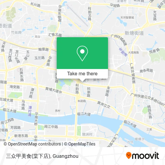 三众甲美食(棠下店) map