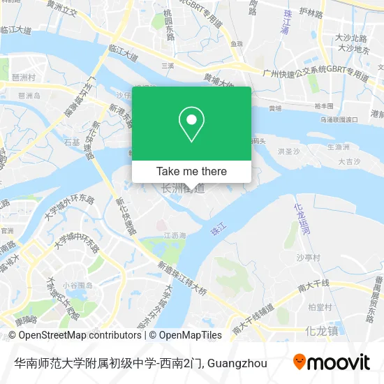 华南师范大学附属初级中学-西南2门 map